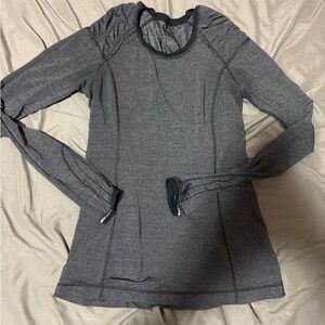 Lululemon Gray Long Sleeve Top size 6